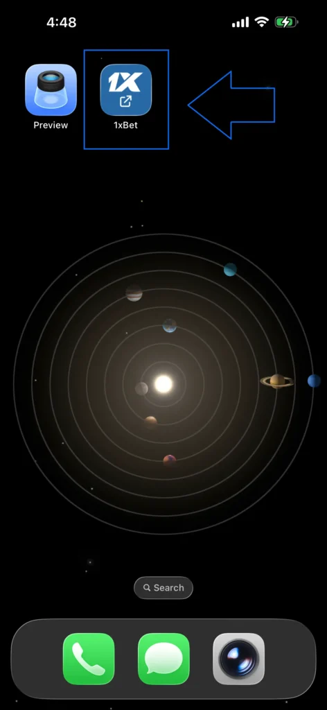Downloading the 1xBet App for iOS (iPhone/iPad)